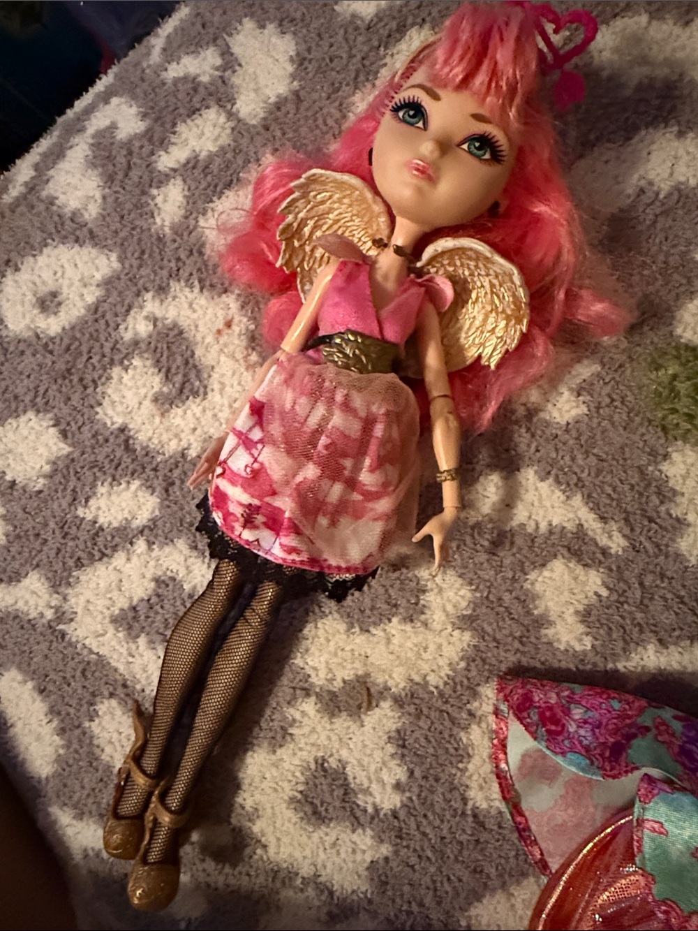 Ever After High Signature C.A. Cupid, Mattel 2013. Pink Angel Wings 🪽